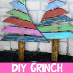 DIY Grinch Trees Decor