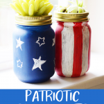 Patriotic Succulent Planters DIY