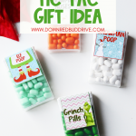 DIY Christmas Tic Tac Gift