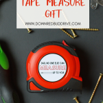 diy father's day tape measure gift