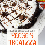 Copycat Dairy Queen Reese's Treatzza Pizza