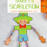 DIY Sixlets Scarecrows