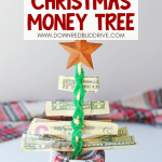 Money Christmas Tree Gift DIY