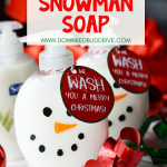 DIY Snowman Soap