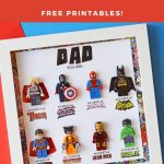 Father's Day Superhero Shadowbox