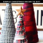 DIY Flannel Trees