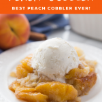 dump peach cobbler