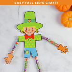 DIY Sixlets Scarecrows