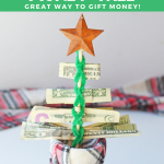 Money Christmas Tree Gift DIY