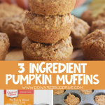 3 Ingredient Pumpkin Muffins