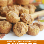 3 Ingredient Pumpkin Muffins