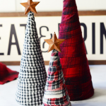 DIY Flannel Trees