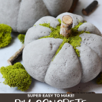 DIY Concrete Pumpkins