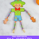 DIY Sixlets Scarecrows