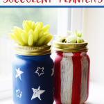 Patriotic Succulent Planters DIY