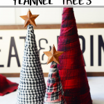 DIY Flannel Trees