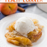 dump peach cobbler