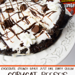 Copycat Dairy Queen Reese's Treatzza Pizza