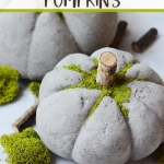 DIY Concrete Pumpkins