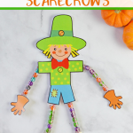 DIY Sixlets Scarecrows