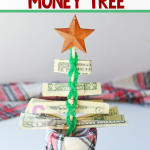 Money Christmas Tree Gift DIY