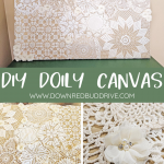 DIY Doily Wall Art