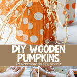 DIY Wood Pumpkins