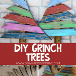 DIY Grinch Trees Decor