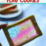 american flag stained glass cookies