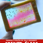 american flag stained glass cookies