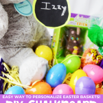 Chalkboard Easter Basket Tag