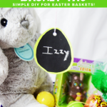 Chalkboard Easter Basket Tag