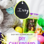 Chalkboard Easter Basket Tag