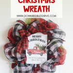 Christmas Mesh Wreath DIY