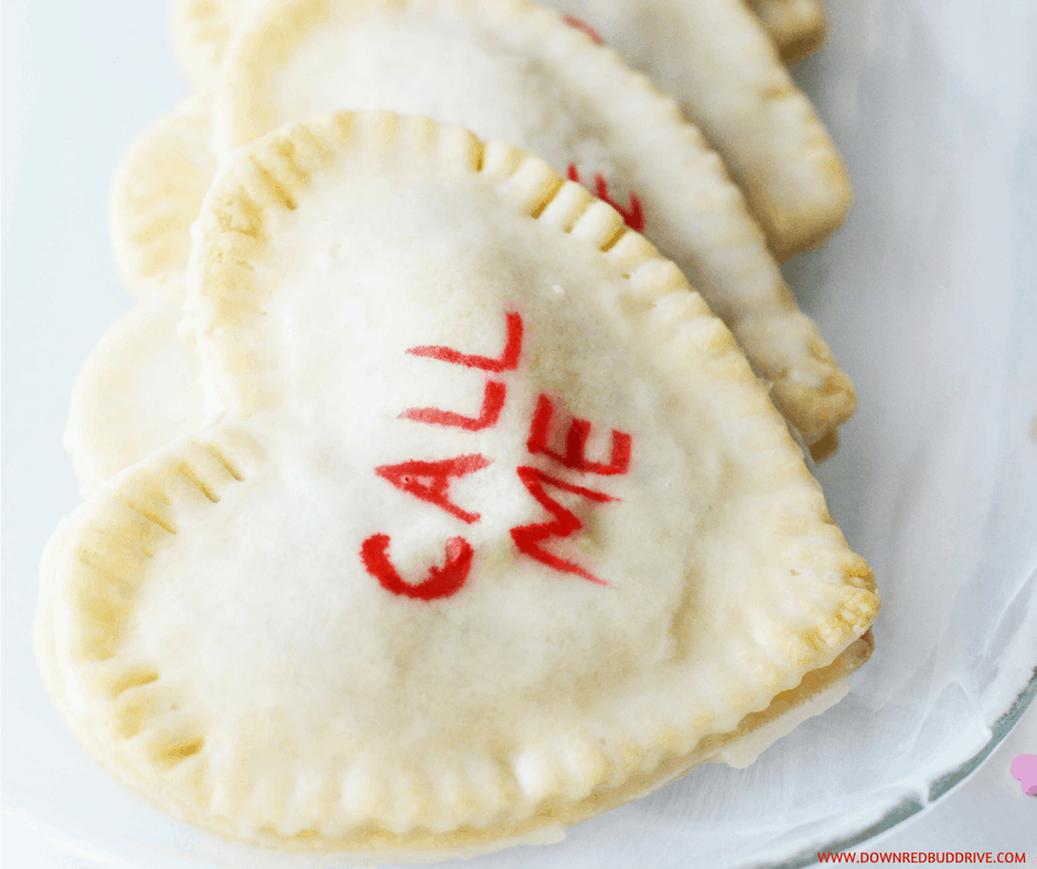 Conversation Heart Hand Pies