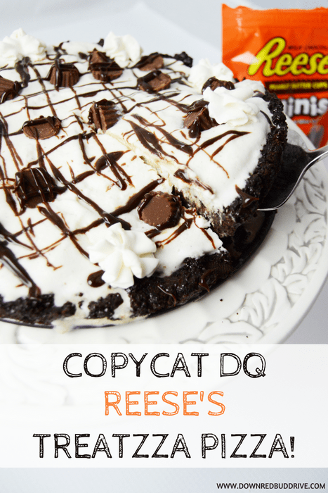 Copycat Dairy Queen Reese's Treatzza Pizza