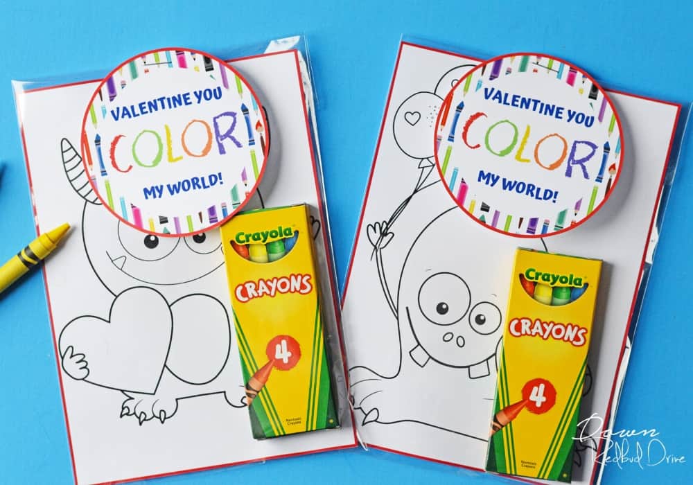 Crayon Valentines