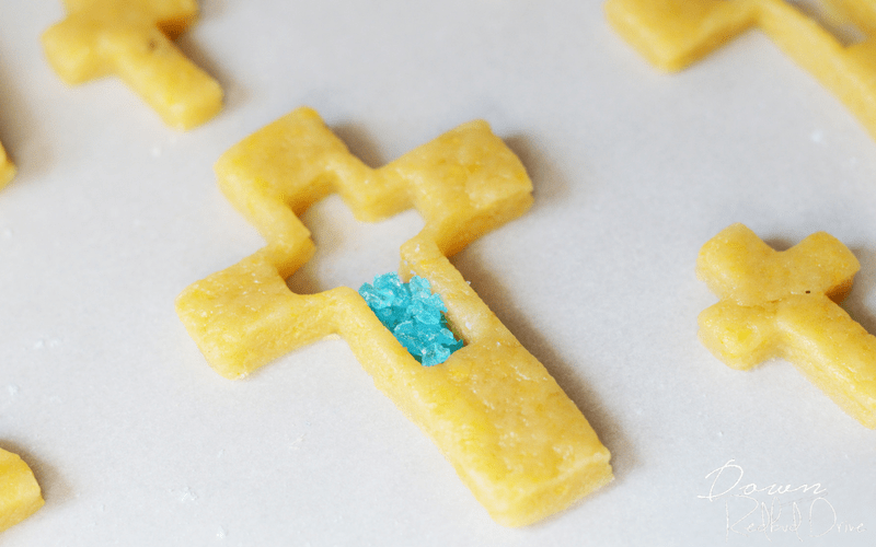 Stained Glass Cross Cookies