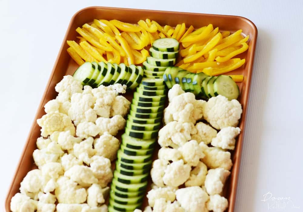 Cross Vegetable Tray