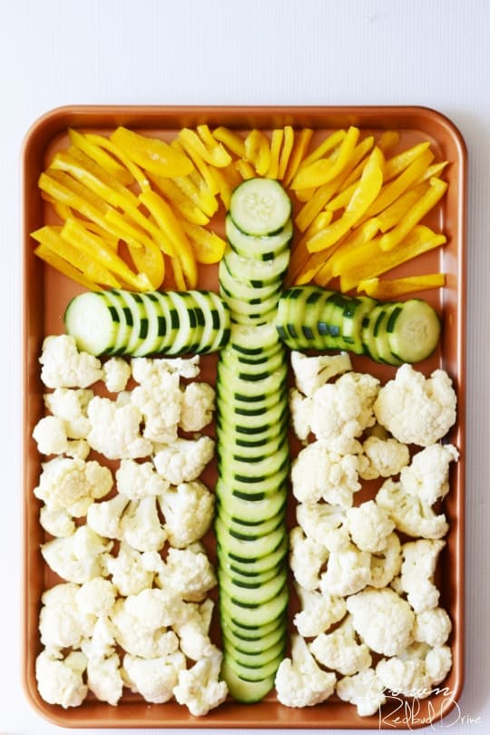 Cross Vegetable Tray