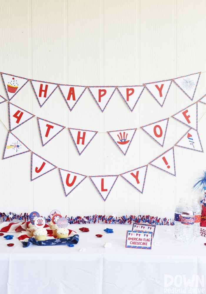 DIY 4th of July Party Decorations Featured Image