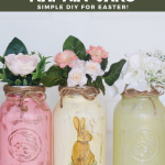 DIY Easter Napkin Jars