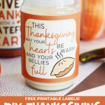 DIY Thanksgiving candles