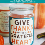 DIY Thanksgiving candles