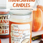 DIY Thanksgiving candles