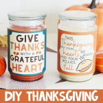 DIY Thanksgiving candles