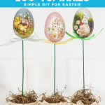 DIY Easter Egg Topiary