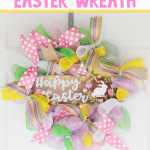 DIY Easter Mesh Wreath