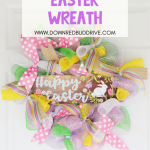 DIY Easter Mesh Wreath