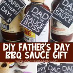 DIY Father's Day BBQ Sauce Gift